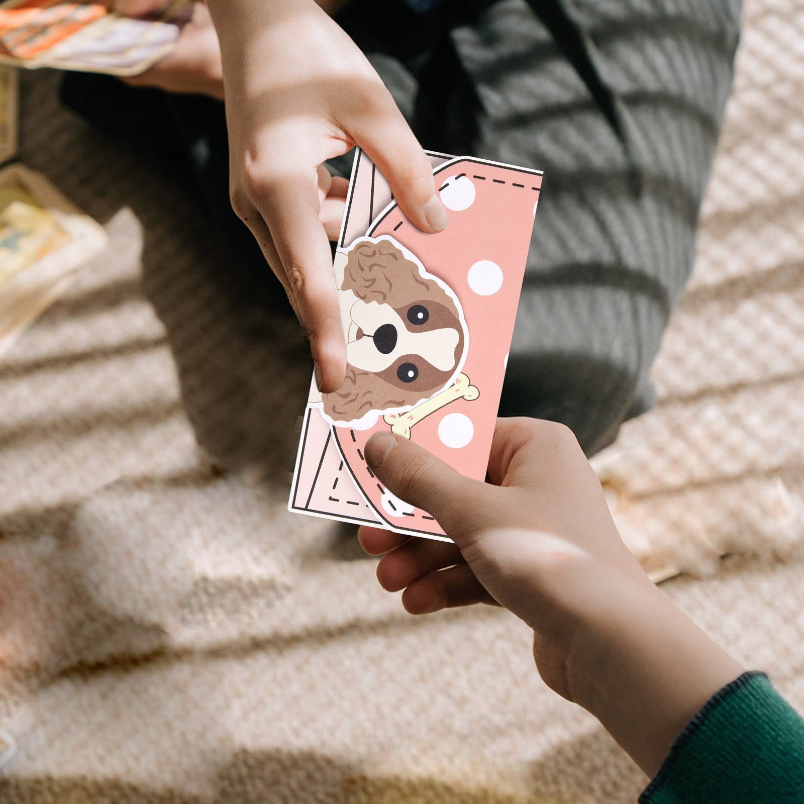 24 Pcs Letter Writing Stationery Paper Set Dog Design Greeting Cards with Envelopes for Kids Classroom Birthday Party - Image 8