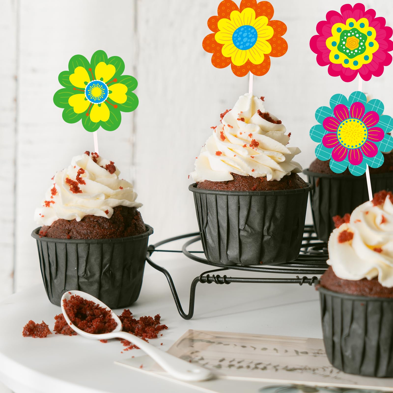 500Pcs Flower Stickers Spring Flowers Sticker Roll for Envelopes Cards Bags Summer Tropical Party Supply Decoration Classroom Teacher Reward - Image 5