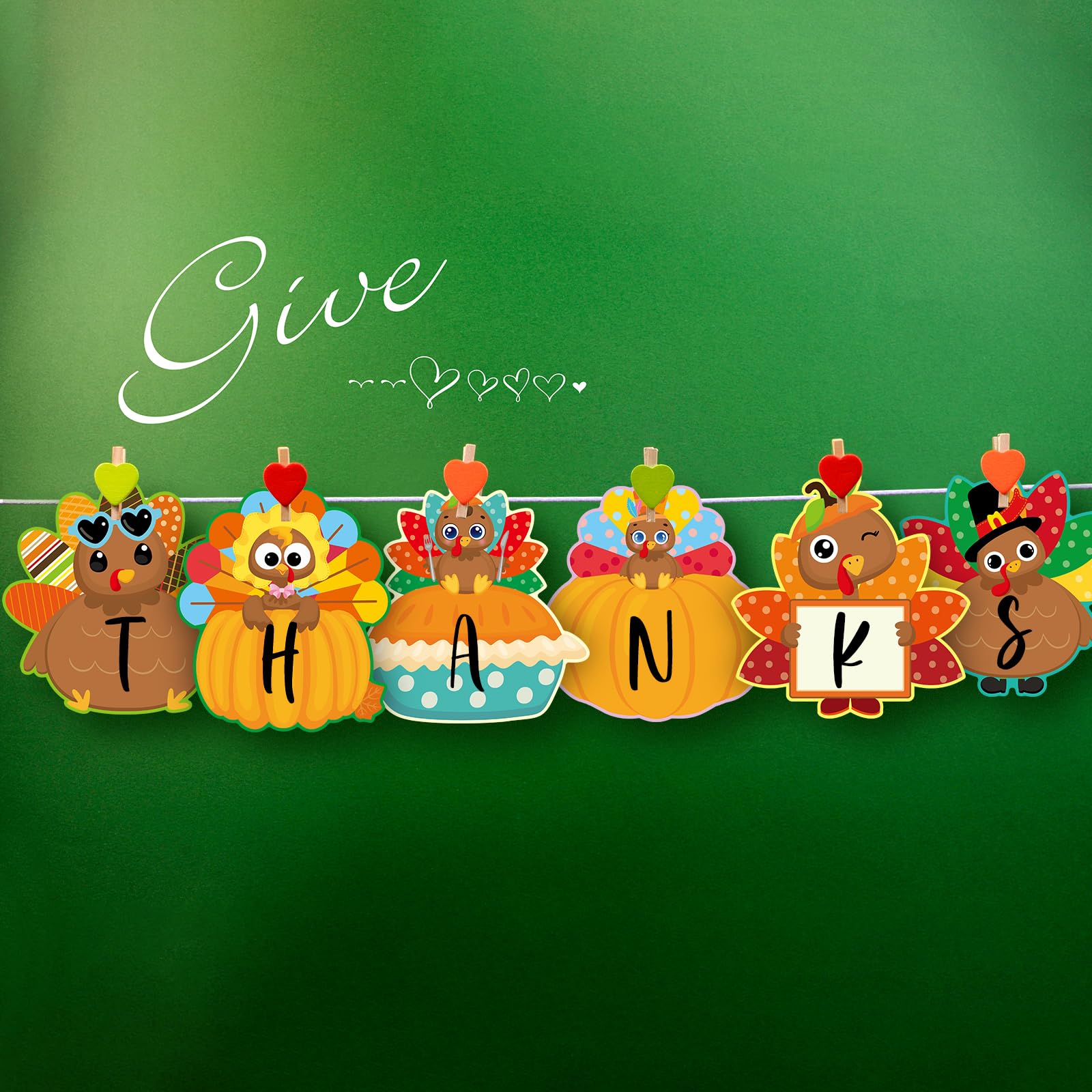 54 Pcs Turkey Cutouts Thanksgiving Cut-Outs Fall Decor for Bulletin Board Classroom Party - Image 6