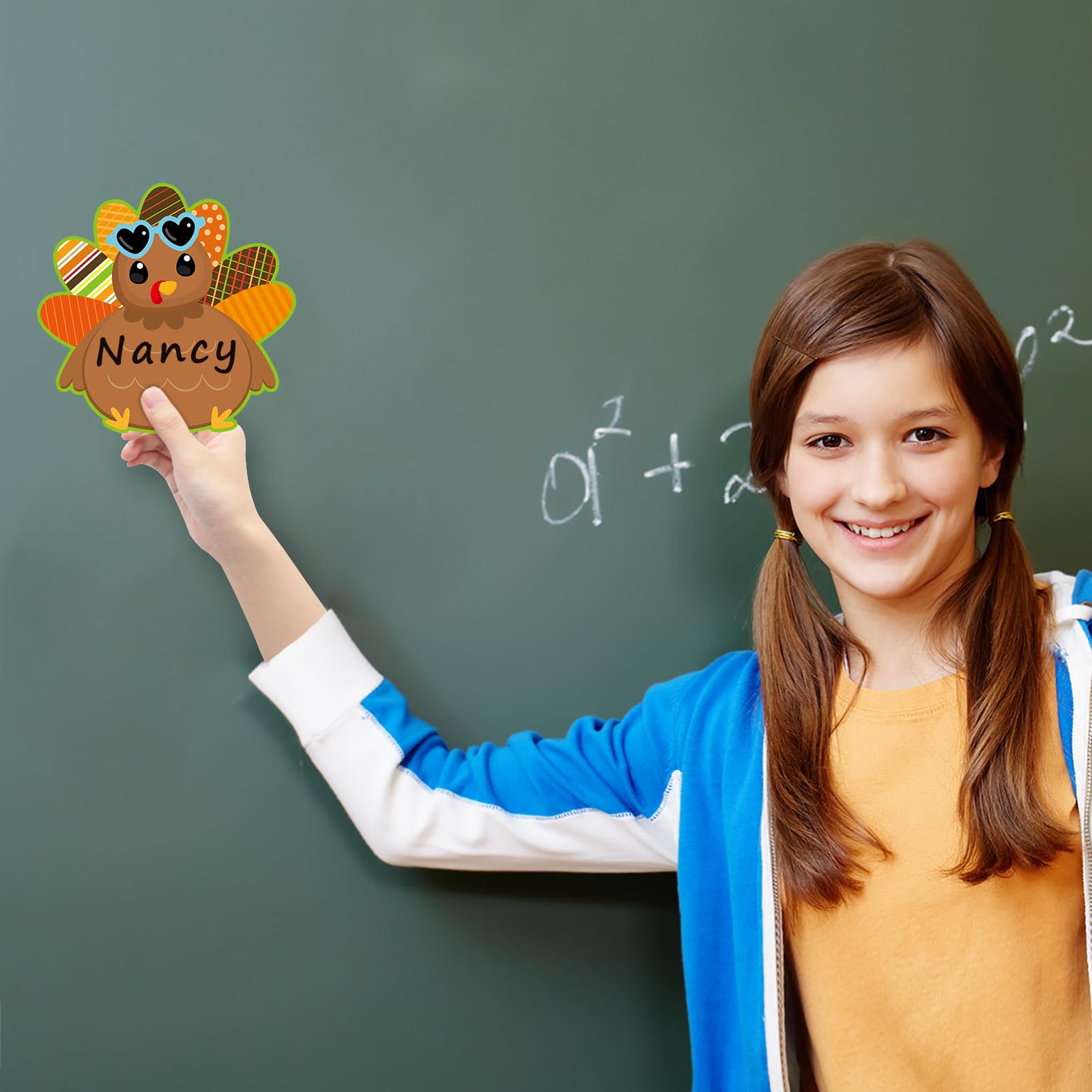 54 Pcs Turkey Cutouts Thanksgiving Cut-Outs Fall Decor for Bulletin Board Classroom Party - Image 7