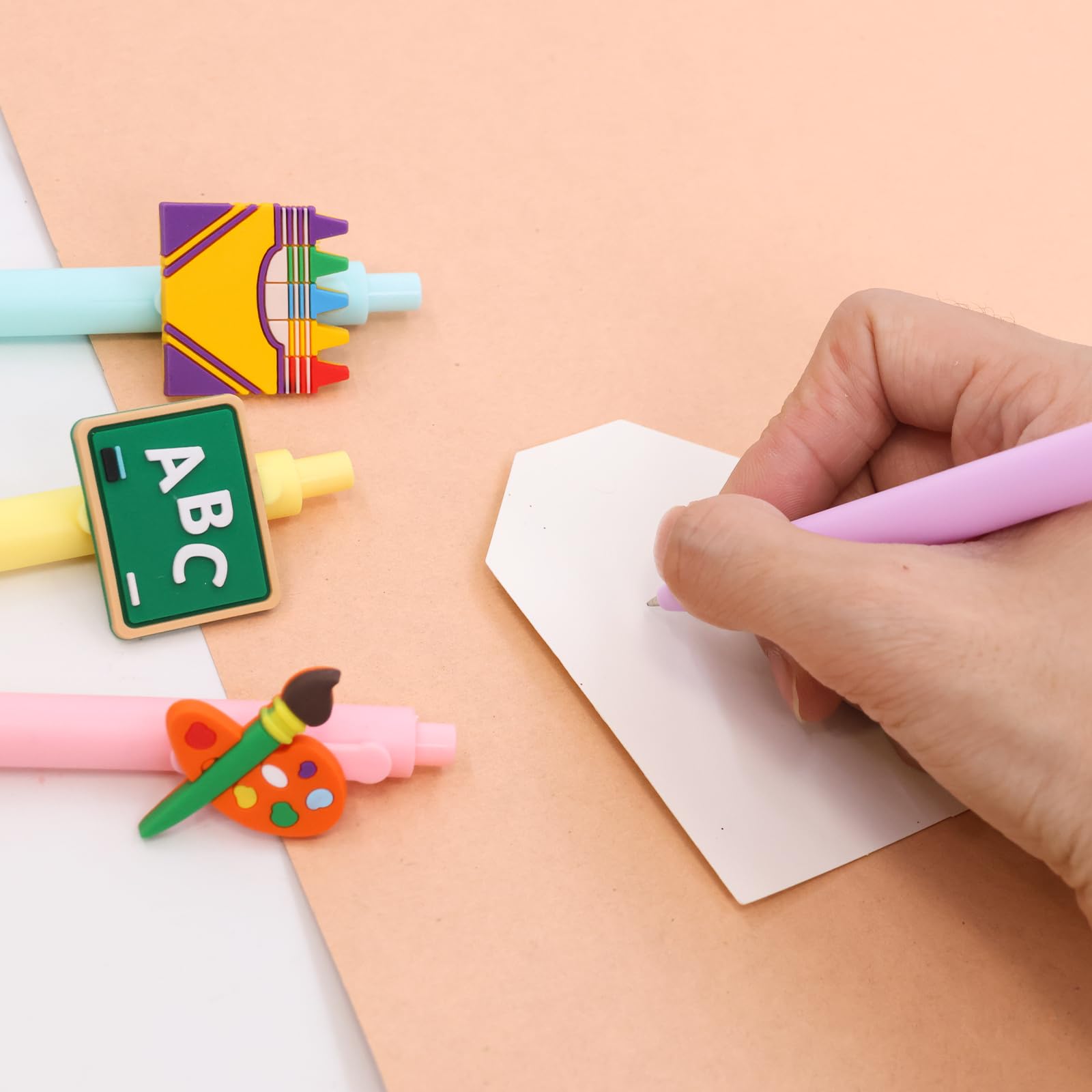 ceiba tree 20pcs Teacher Pens Cute Black Ink Writing Pens End of Year Teacher Appreciation Week Gifts Teach Love Inspire for Men Woman School Office Supplies - Image 4