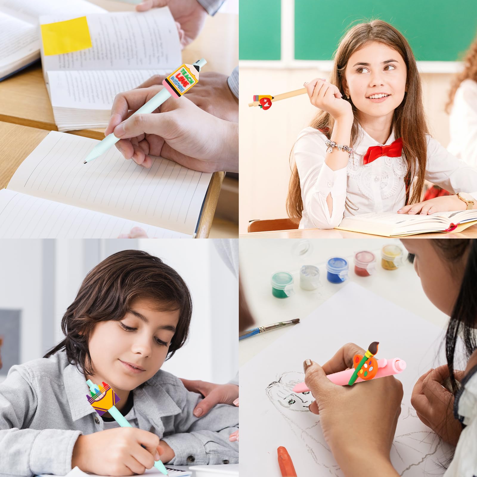 ceiba tree Teacher Pens Cute Black Ink Writing Pens End of Year Funny Appreciation Gifts Teach Love Inspire for Men Woman School Office Supplies - Image 5