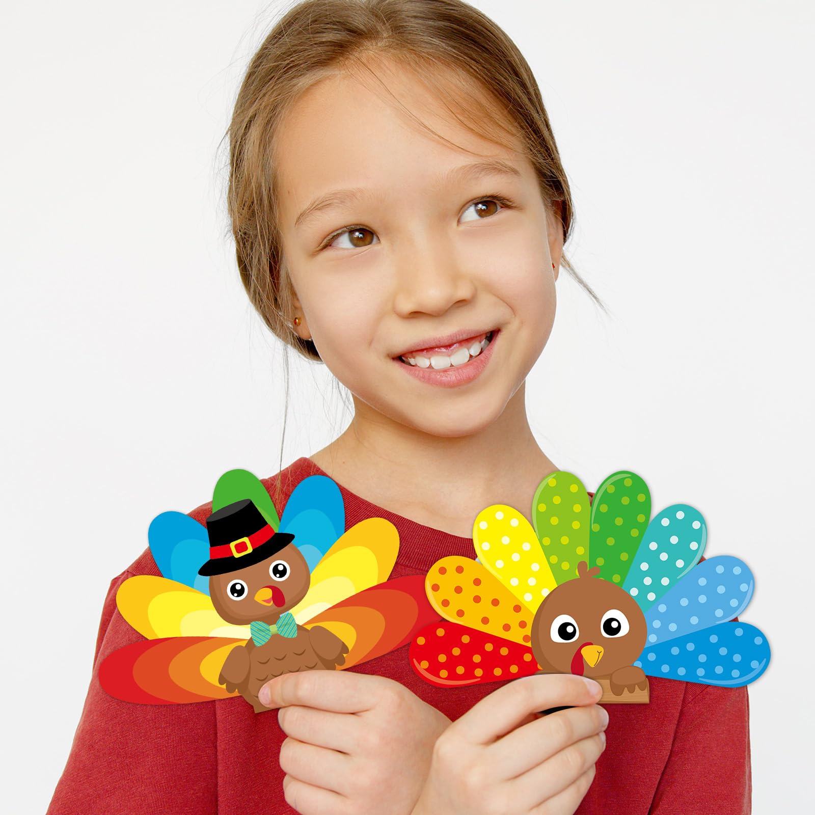 ceiba tree 24Pack Thanksgiving Cards Turkey Cards Happy Thanksgiving Greeting Note Cards with Envelopes and Stickers - Image 7