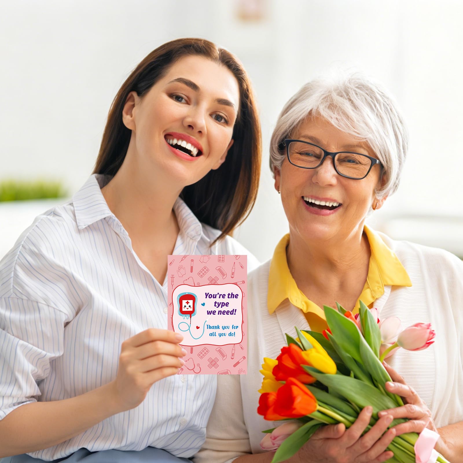 ceiba tree 24Pcs Funny Thank You Cards for Nurse and Doctors Cute Medical Puns Appreciation Cards for Medical Healthcare Workers with Envelopes - Image 5