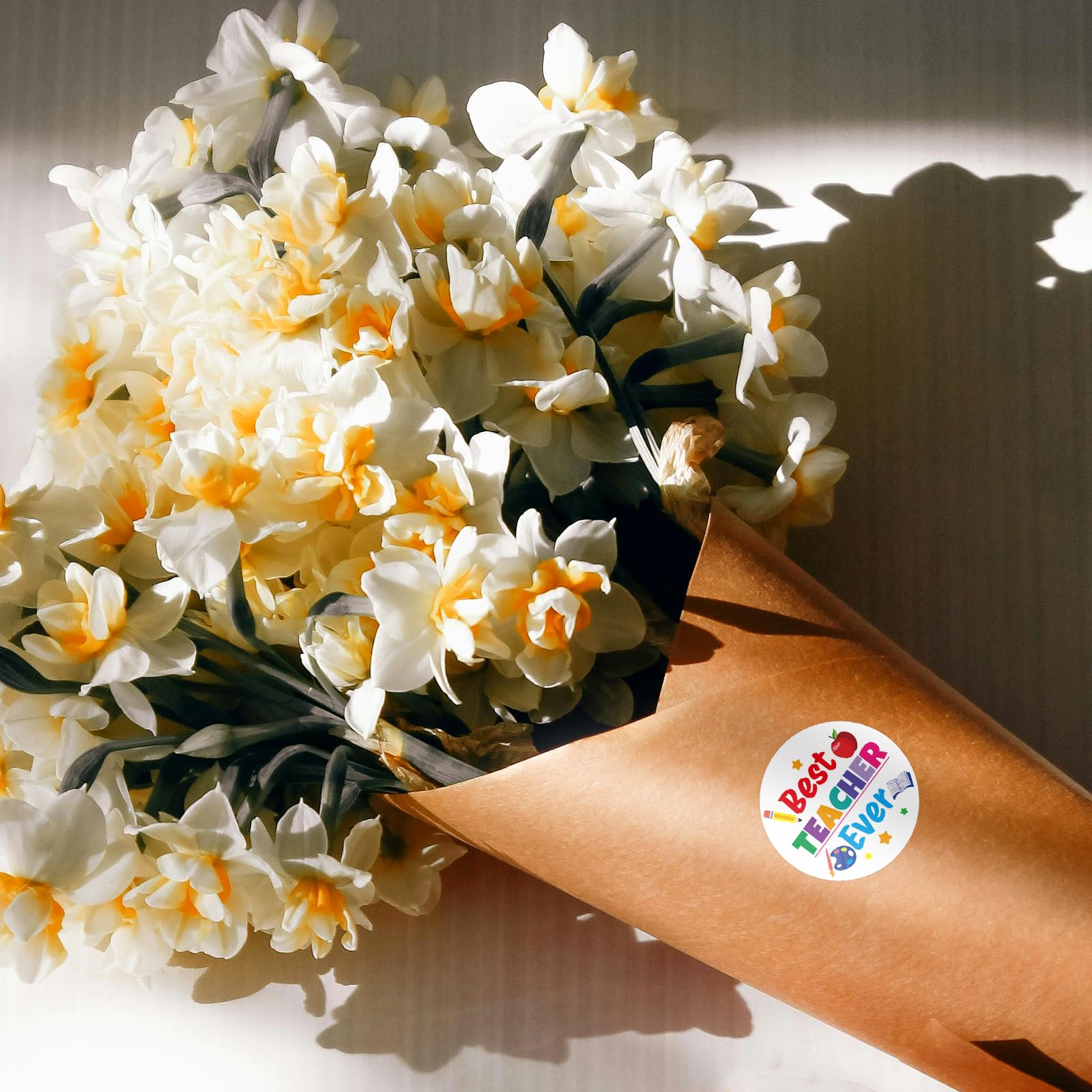 Ceiba Tree 375Pcs Thank You Teacher Label Stickers 1.5 Inch Teachers Appreciation Week Gifts Stickers for Envelope Seal Greeting Cards Boxes Bags Party Favor Decorations - Image 5