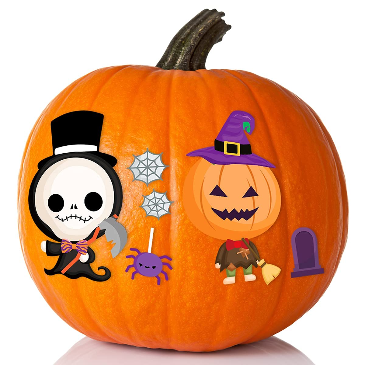 Ceiba Tree 48 Pcs Make Your Own Halloween Sticker Sheets for Kids Home Classroom Party Favor Games Art Craft School Rewards - Image 7