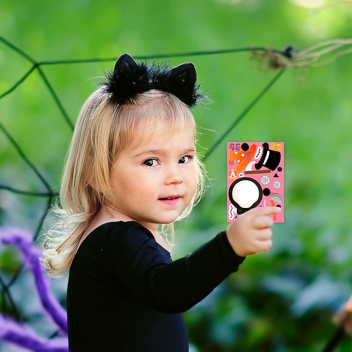 Ceiba Tree 48 Pcs Make Your Own Halloween Sticker Sheets for Kids Home Classroom Party Favor Games Art Craft School Rewards - Image 8