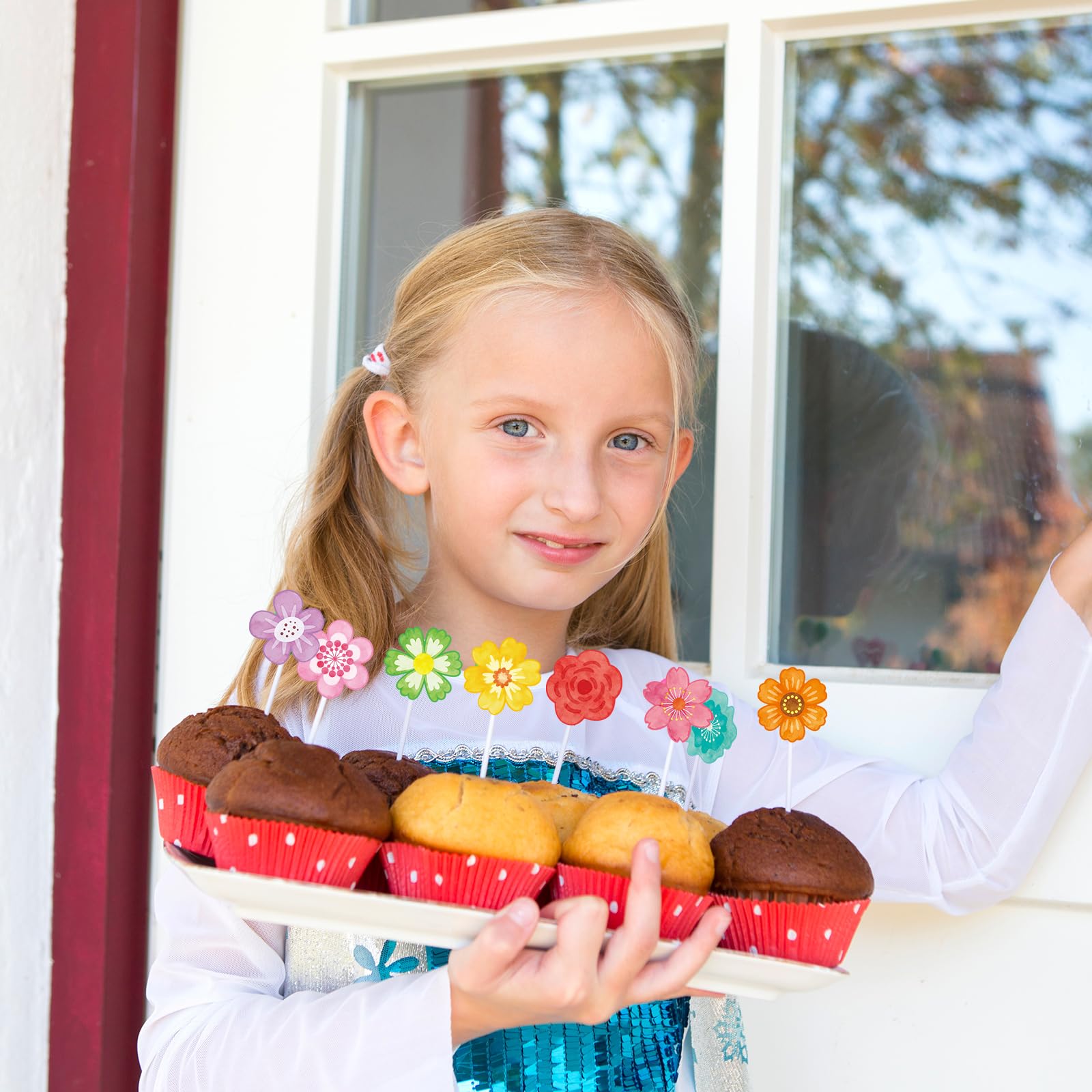 Ceiba Tree 500pcs Flower Stickers Watercolor Spring Floral Roll Sticker for Envelopes Cards Party Supply Classroom Decoration - Image 5