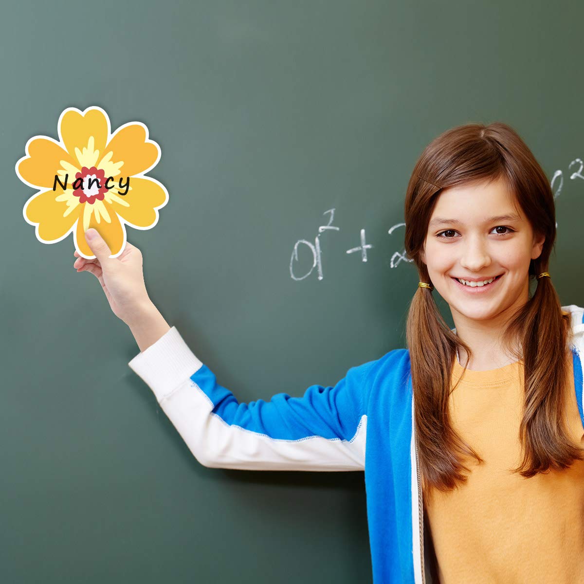 Ceiba Tree 54 Pcs Flower Cutouts Summer Flowers Bulletin Board Decorations Spring Cut-Outs for Party Home Classroom Back to School Decor - Image 4