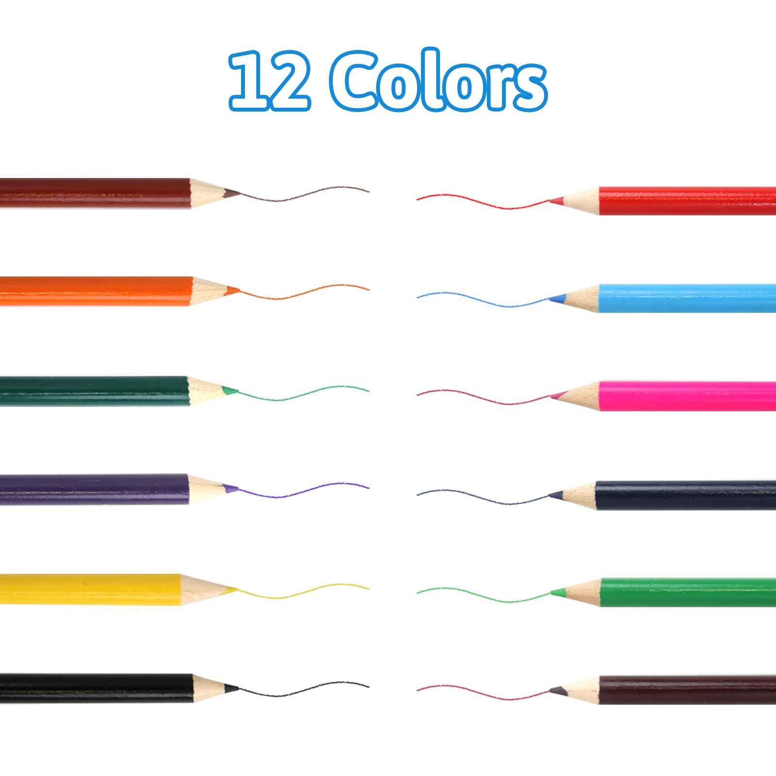 ceiba tree End of School Year Student Summer Gifts Pencils from Teacher Kindergarten Preschool Graduation Gifts for Kids Bulk 12 Boxes Mini Sharpened Colors Pencils with Cards Classroom Supplies - Image 8