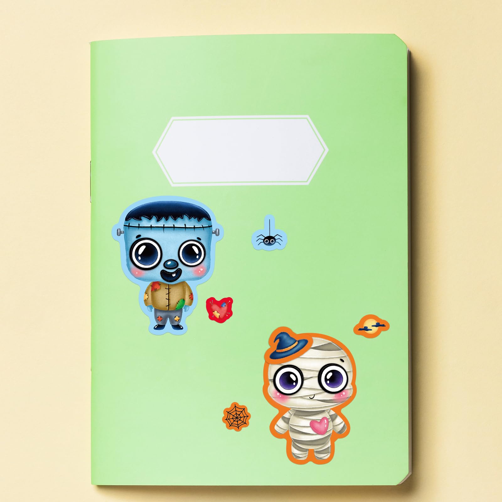 Ceiba Tree Halloween Stickers for Kids Make Your Own Halloween Sticker Rolled Scene Stickers 200 Pcs for Classroom Home School Party - Image 5