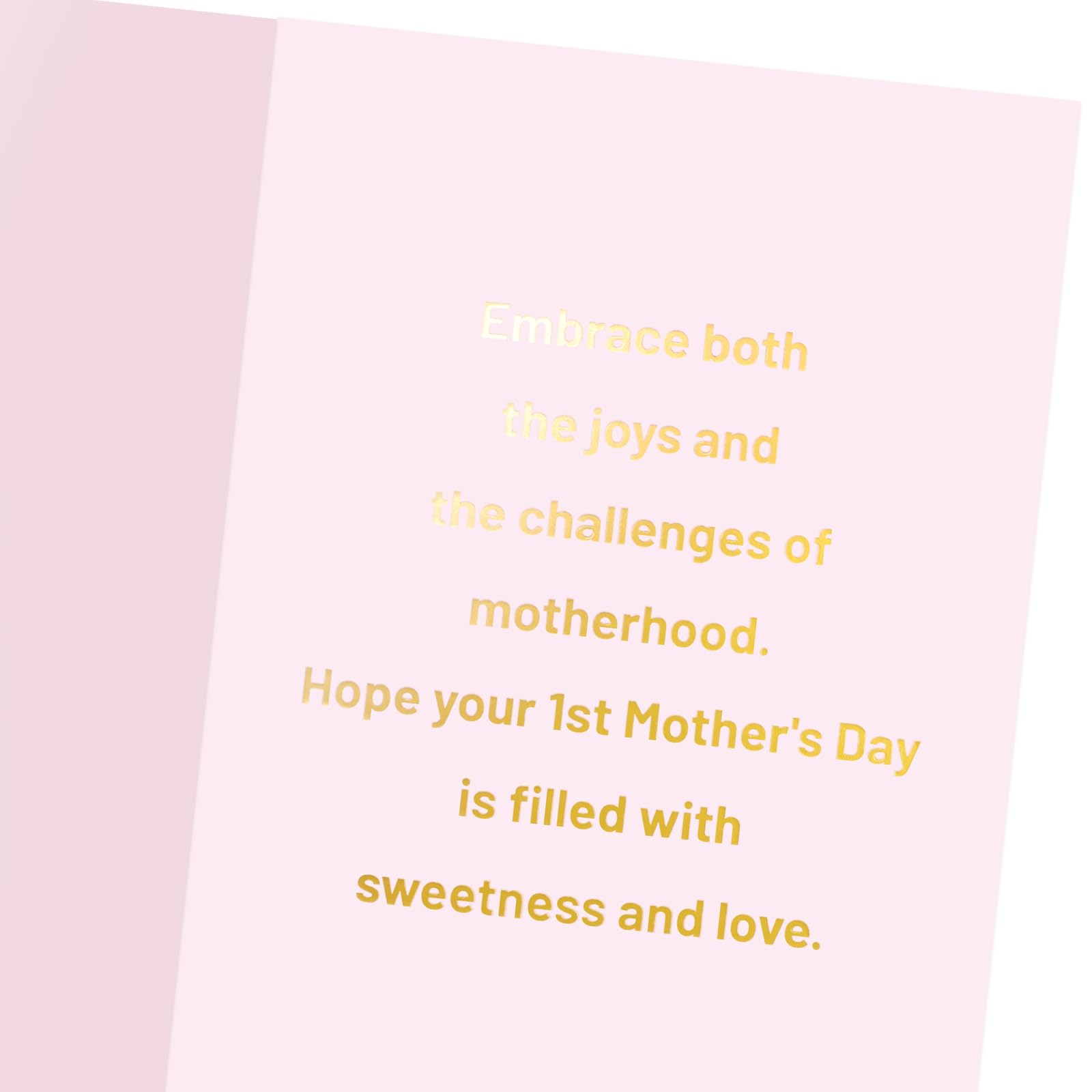 ceiba tree Happy First Mother's Day Card for New Mom 1st Mothers Day Card with Envelope Message inside 5X7 inch - Image 4