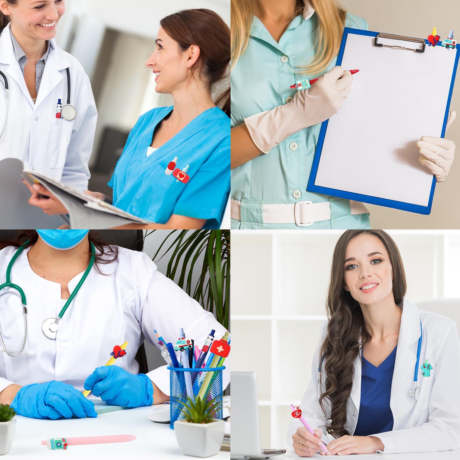 ceiba tree Nurses Pens Cute Black Ink Writing Pens Nurses Appreciation Funny Gifts for Doctors Medical Healthcare Workers Men Woman School Office Supplies - Image 5