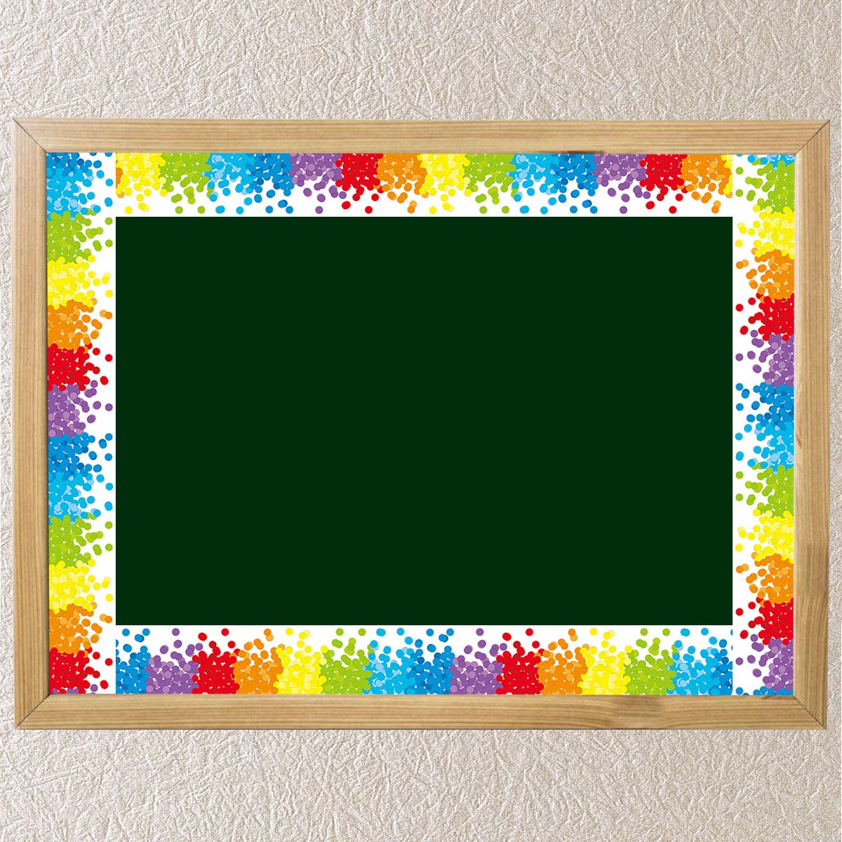 Ceiba Tree Rainbow Confetti Bulletin Board Borders Bright Ombre Colorful Straight Bulletin Board Trim for Back to School Whiteboard Chalkboard Classroom Decorations 36 Feet - Image 7