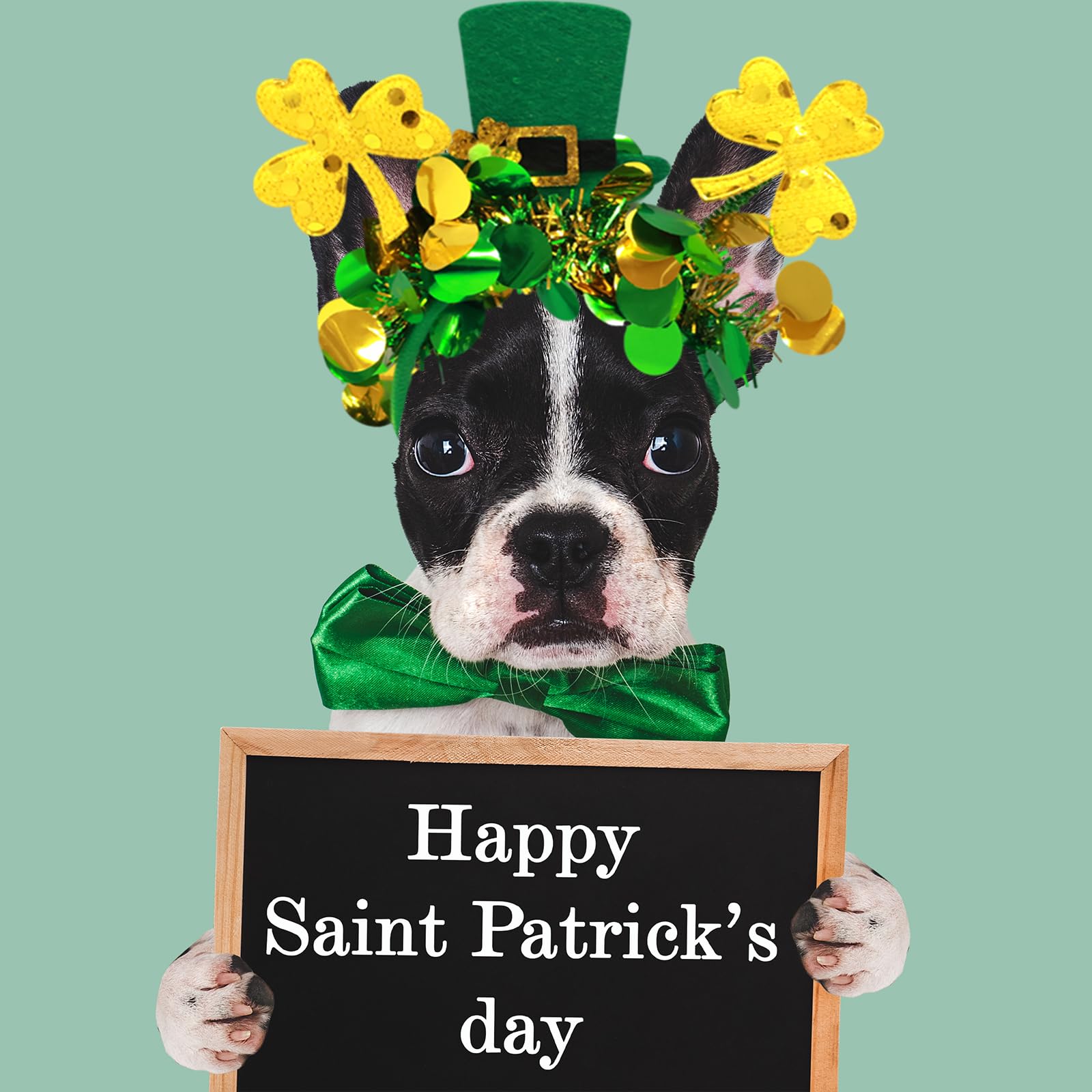 ceiba tree St. Patrick's Day Felt Headbands 8 Pcs Green Shamrock Clover Hats Headband Boppers Irish Headwear Costume Hair Accessories Saint Patricks Day Party Favors for Women Men Kids - Image 7