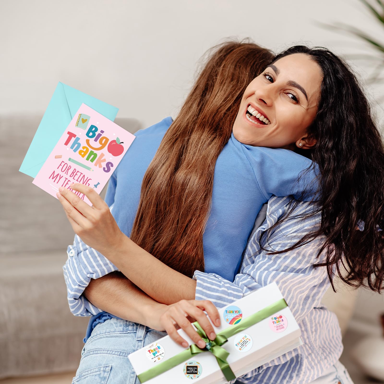 ceiba tree Teacher Appreciation Cards Thank You Cards with Envelopes and Stickers Bulk Assortment for Teacher Appreciation Week Graduation End of the Year Supplies - Image 5