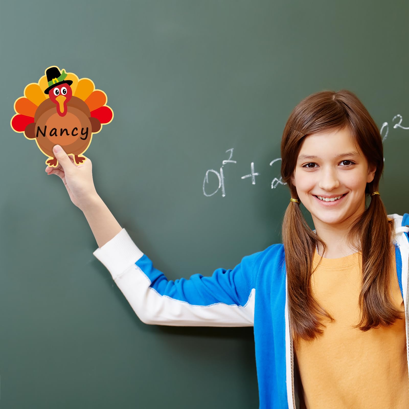 Ceiba Tree Thanksgiving Turkey Cutouts Turkey Bulletin Board Decorations Fall Cut-Outs Decor for Classroom Party Home - Image 8