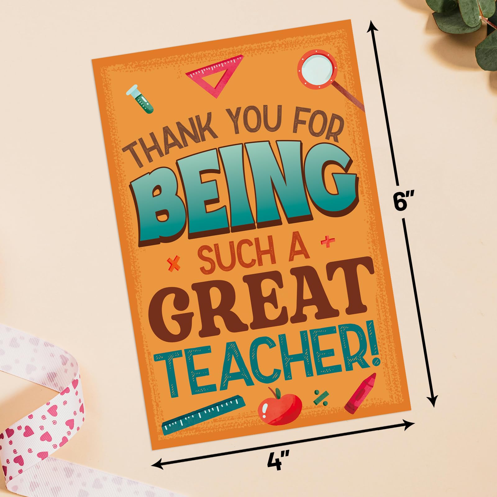ceiba tree Vintage Teacher Appreciation Cards 24Pcs Teacher Thank You Cards Bulk with Envelope for Men Woman Appreciation Week Graduation End of the Year School Gifts Supplies - Image 3