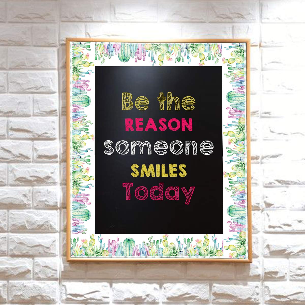 Ceiba Tree Watercolor Cactus Bulletin Board Borders Straight Border Trim for Classroom Decoration Chalkboard Whiteboard - Image 5