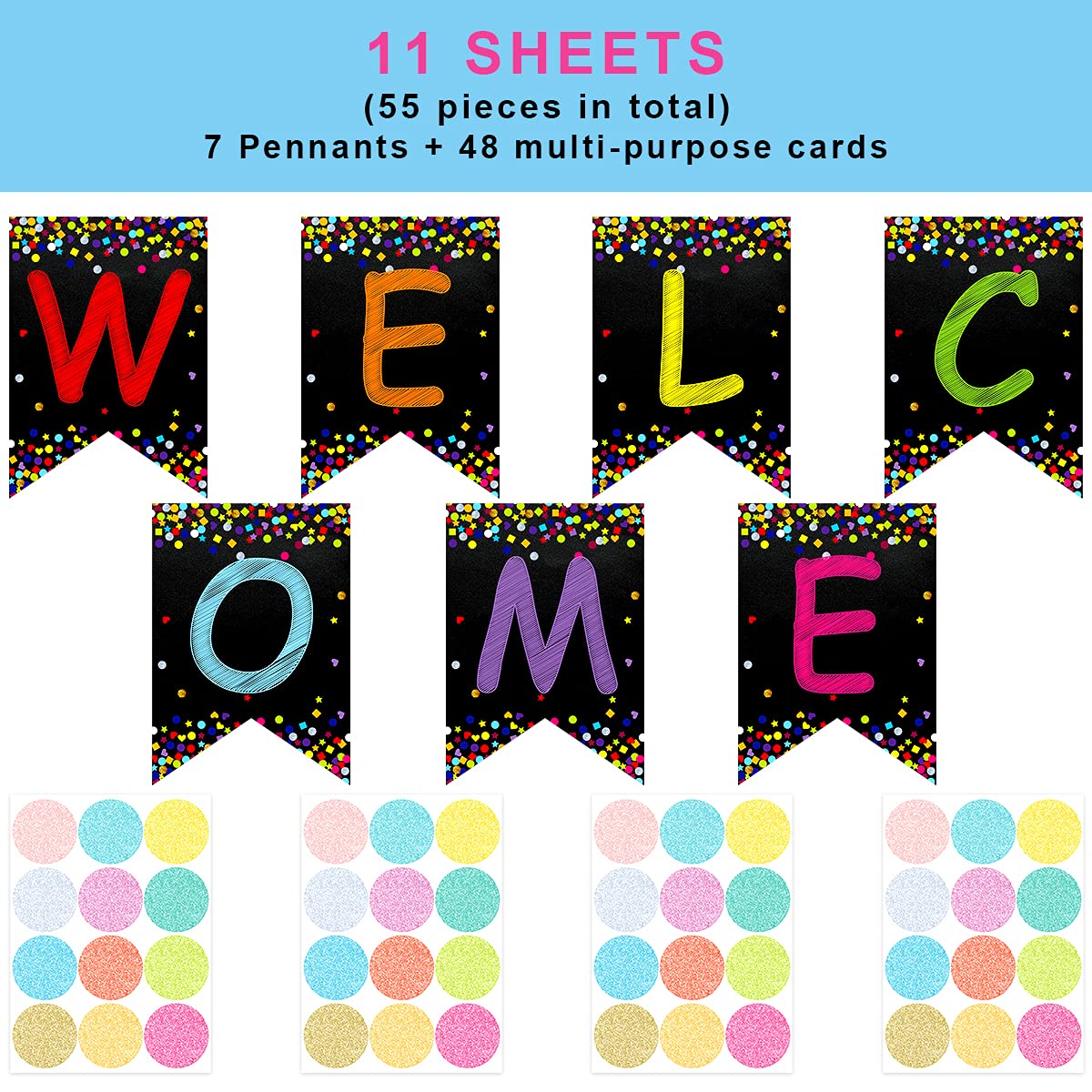 Ceiba Tree Welcome Banner Welcome Bulletin Board for Classroom Decoration Back to School Teacher Supply - Image 3
