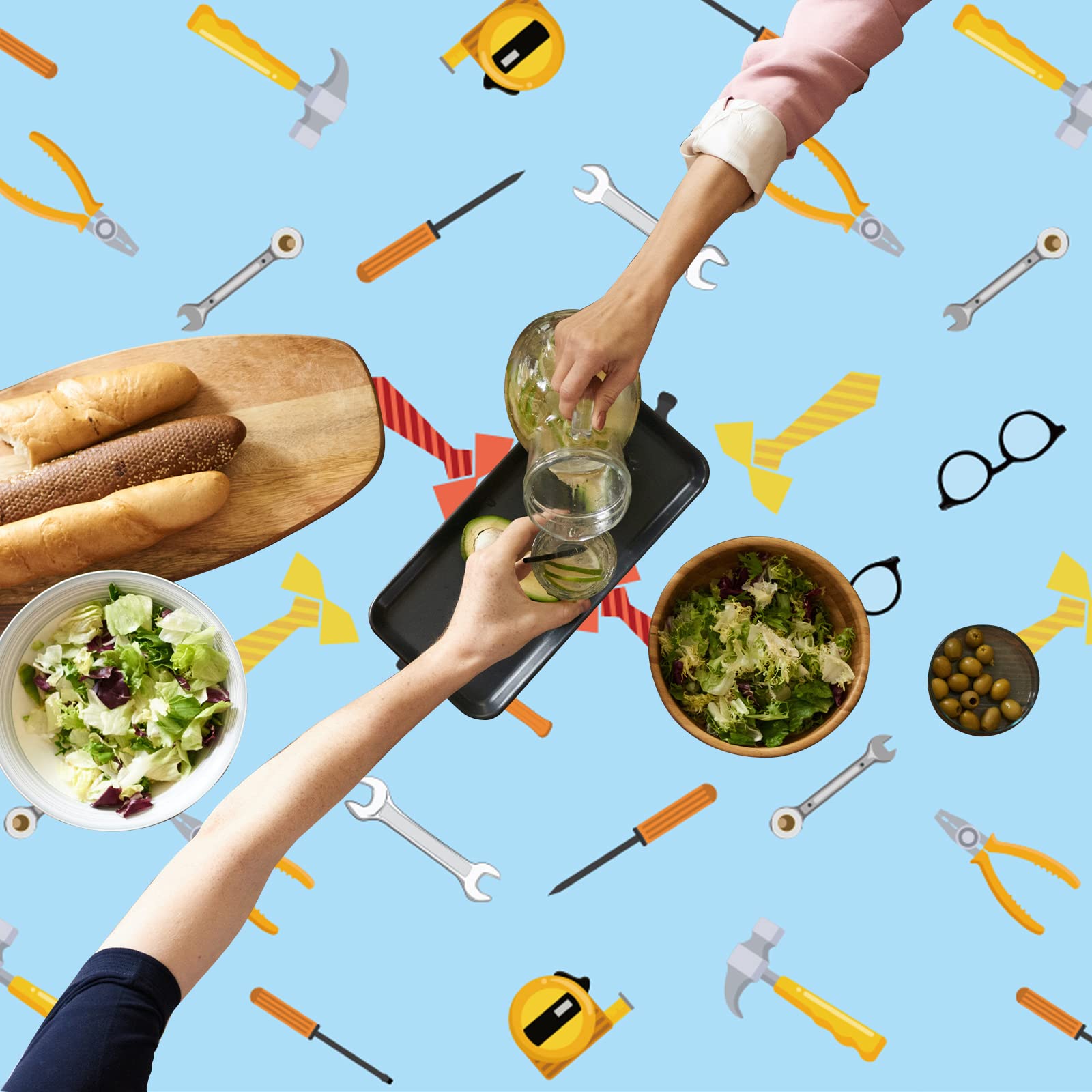 Fathers Day Tablecloth 3 Pack Plastic Happy Father’s Day Decorations Table Cloth for Dad Men Home Family Party Dinner Decoration Supplies - Image 7