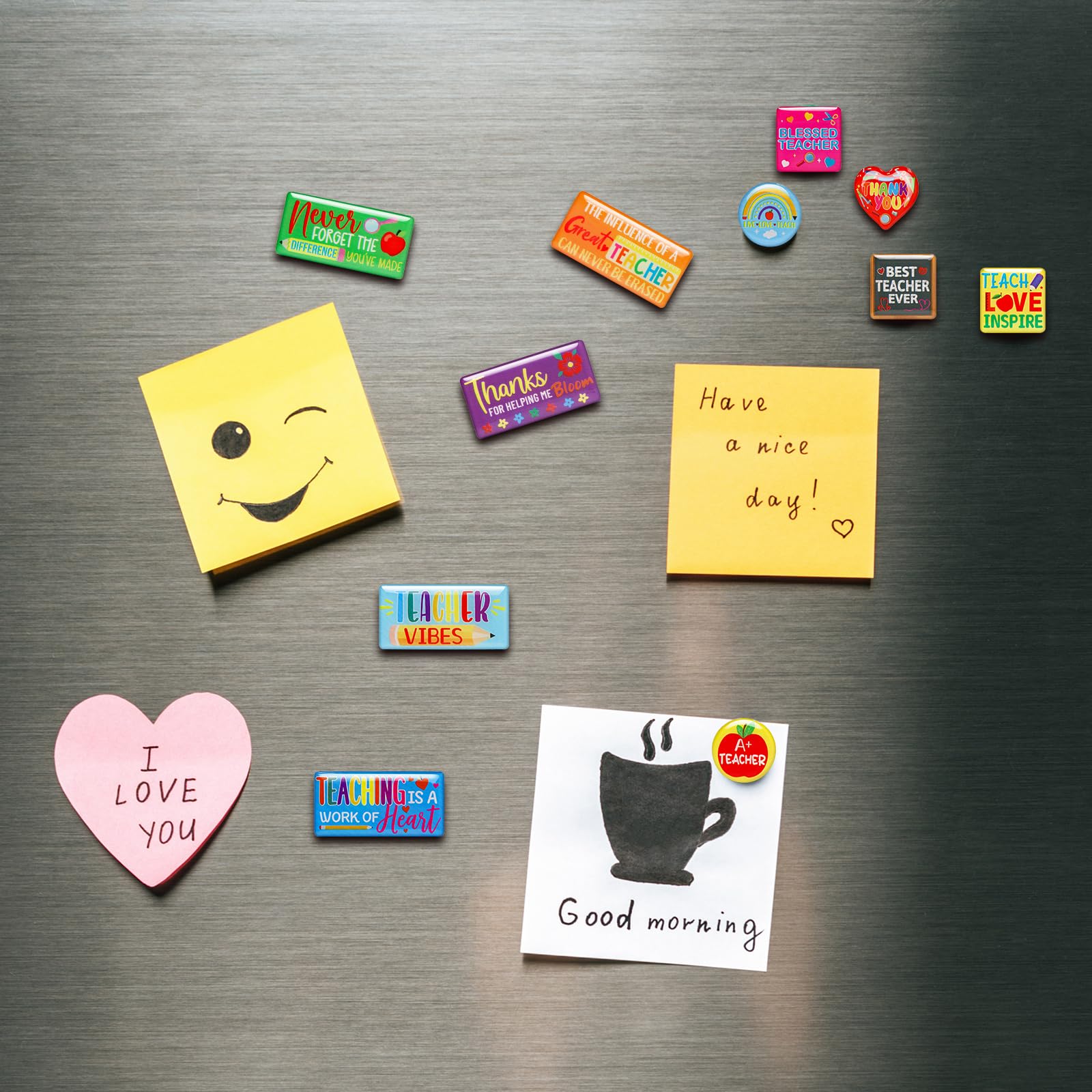 Teacher Appreciation Magnets Inspirational Refrigerator Magnets Thank You Teachers Gifts Bulk from Students - Image 3