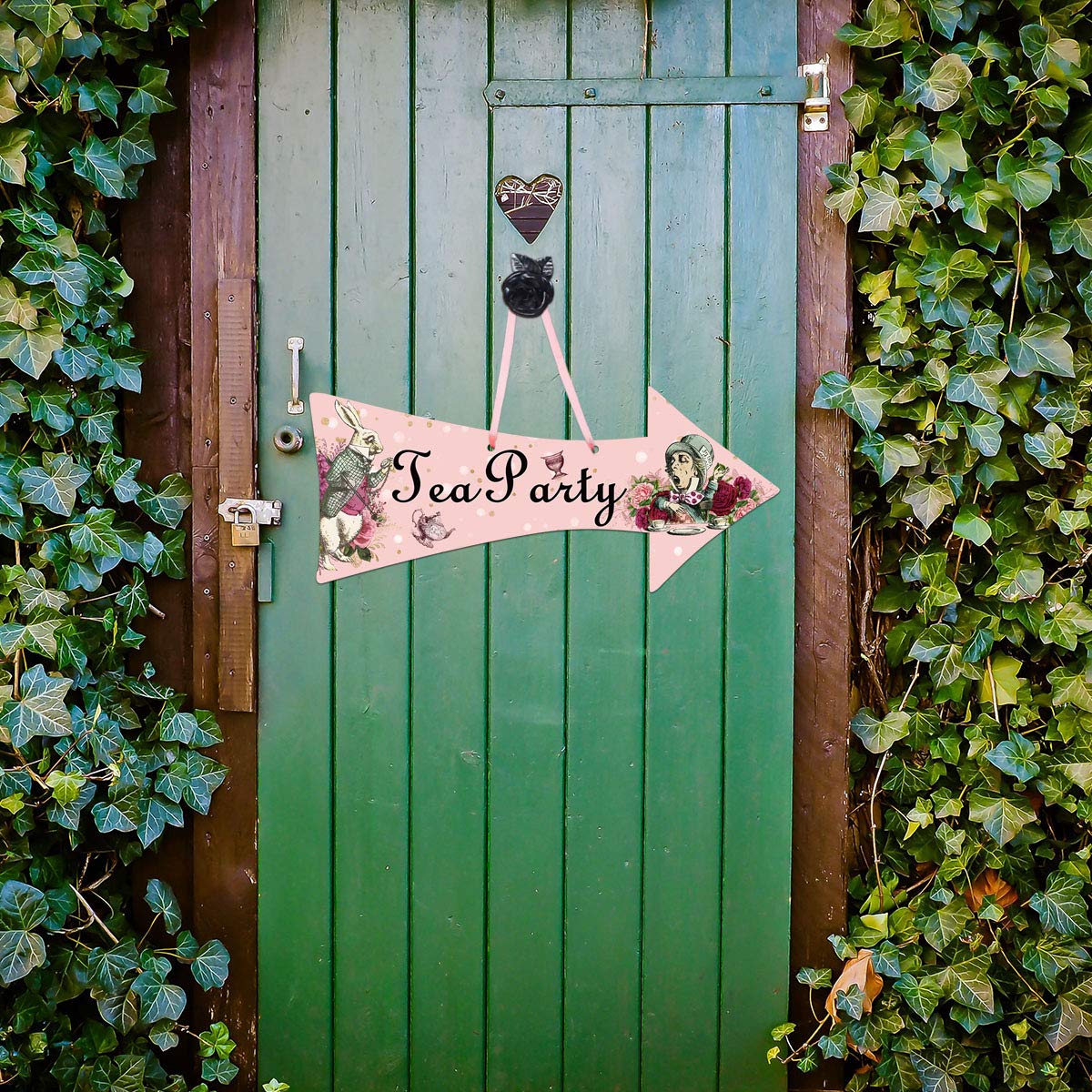 Truly Alice Arrow Hanging Signs Cutouts for Tea Party Decoration 10 Pcs - Image 6